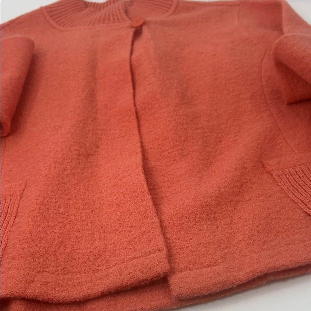 Kate Hill Vibrant Orange Cardigan Sweater - Picture 16 of 16